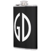 Je Eenvoudige Monogram Ideeën 1 Heupfles (Links)