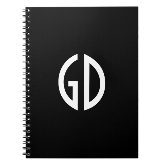 Je Eenvoudige Monogram Ideeën 1 Notitieboek (Voorkant)