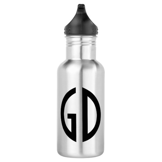 Je Eenvoudige Monogram Ideeën 1 Waterfles (Rechts)
