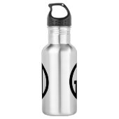 Je Eenvoudige Monogram Ideeën 1 Waterfles (Achterkant)