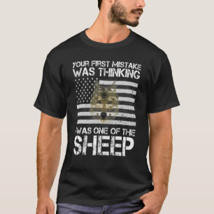Je eerste fout was te denken dat ik een van de S T-shirt