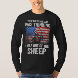 Je eerste fout was te denken dat ik een van de S T-shirt