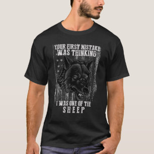 Je eerste fout was te denken dat ik een van de S T-shirt