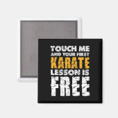 Je eerste karateles is gratis magneet (Voorkant / Achterkant)