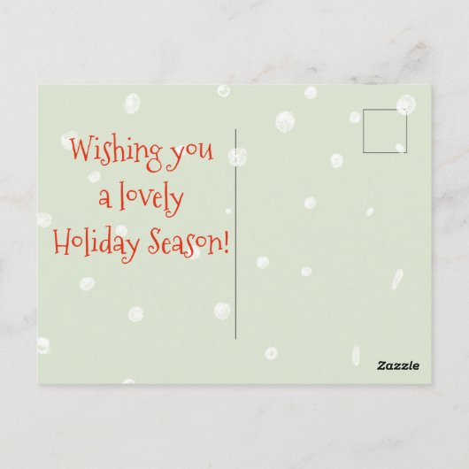 Je eerste kersthuwelijk - Gingerbrood Mannen Briefkaart (Achterkant)