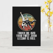Je eerste les in Judo Kaart (Gele Bloem)