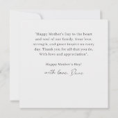 je eerste moederdag foto plat kaart (Achterkant)