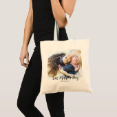 Je eerste Moederdag gepersonaliseerde foto Tote Bag (Voorkant (product))