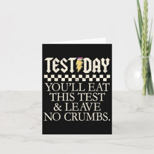 Je eet deze test en laat geen kruimels test dag kaart