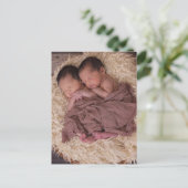 Je eigen aangepaste foto toevoegen briefkaart (Staand voorkant)