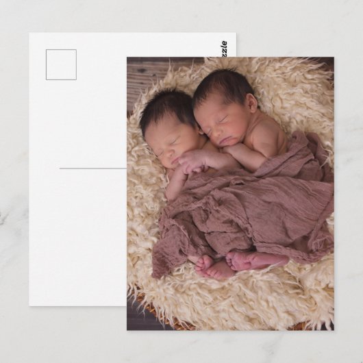 Je eigen aangepaste foto toevoegen briefkaart (Voorkant / Achterkant)