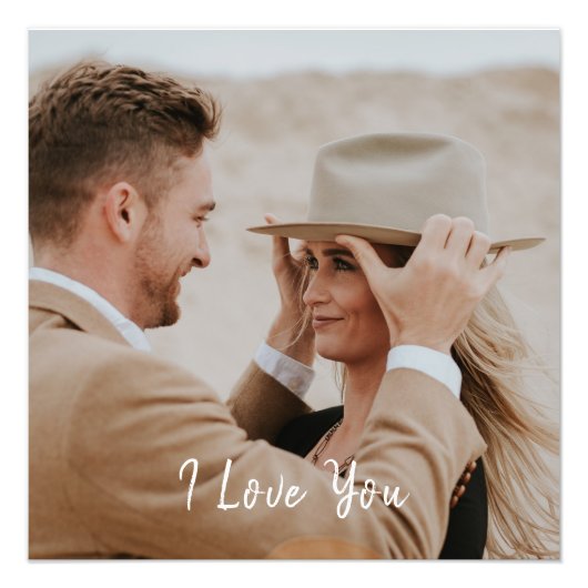 Je eigen aangepaste foto toevoegen foto afdruk (Voorkant)