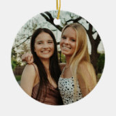Je eigen aangepaste foto toevoegen keramisch ornament (Voorkant)