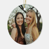 Je eigen aangepaste foto toevoegen keramisch ornament (Links)