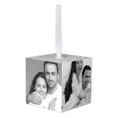 Je eigen aangepaste foto toevoegen ornament (Achter hoekig)