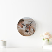 Je eigen aangepaste foto toevoegen ronde klok (Huis)