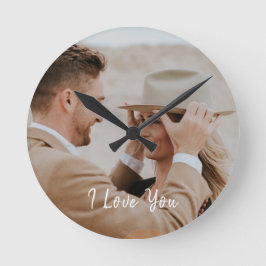 Je eigen aangepaste foto toevoegen ronde klok