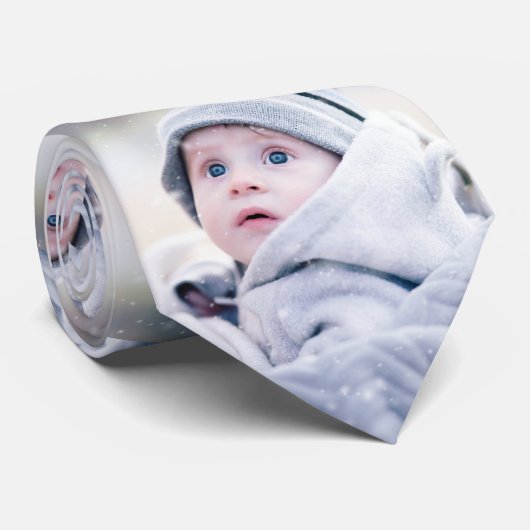 Je eigen aangepaste foto toevoegen stropdas (Opgerold)