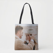 Je eigen aangepaste foto toevoegen tote bag (Voorkant)