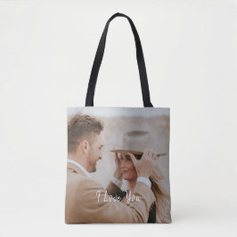 Je eigen aangepaste foto toevoegen tote bag