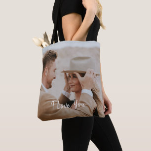 Je eigen aangepaste foto toevoegen tote bag