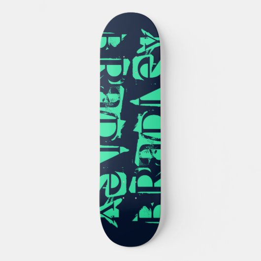 Je eigen aangepaste naam persoonlijke blauwe int t persoonlijk skateboard (Voorkant)
