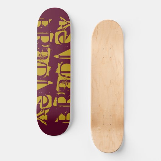 Je eigen aangepaste naam persoonlijke magenta toev persoonlijk skateboard (Voorkant)
