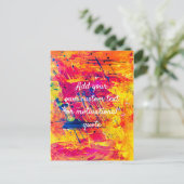 Je eigen aangepaste offerte toevoegen - Abstracte  Briefkaart (Staand voorkant)