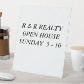 je eigen aangepaste teken maken reclamebord met voetstuk (Insitu)