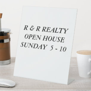 je eigen aangepaste teken maken reclamebord met voetstuk