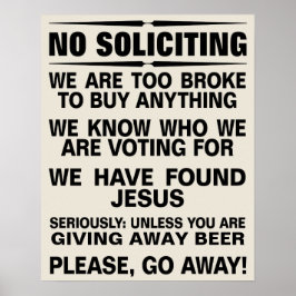 Je eigen abonnement op Geen aanvragen aanpassen Poster