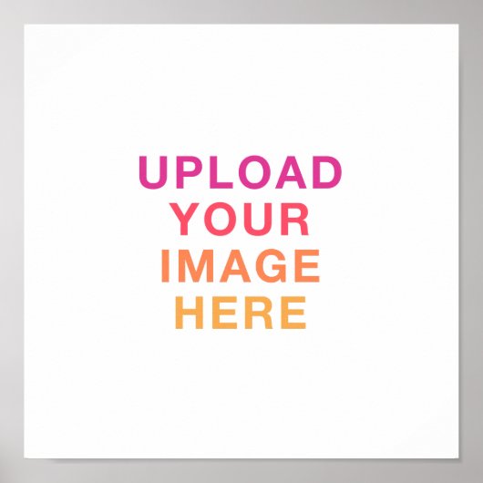 Je eigen Afbeelding foto leeg Poster (Voorkant)