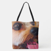 Je eigen Afbeelding hier persoonlijke foto Tote Bag (Achterkant)