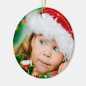 Je eigen Afbeelding toevoegen - Aangepaste Afbeeld Keramisch Ornament (Links)