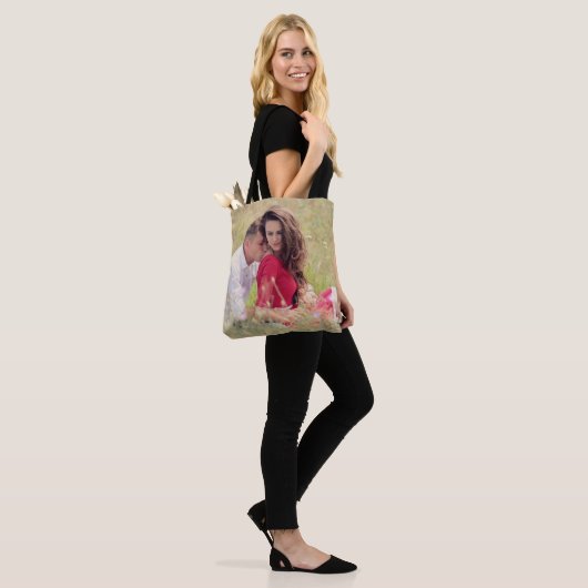Je eigen Afbeelding toevoegen Tote Bag (Op model)