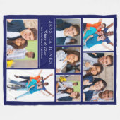 Je eigen Afstuderen cadeaufotosjabloon maken Fleece Deken (Voorkant (Horizontaal))
