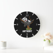 Je eigen Baby Panda personaliseren Grote Klok (Huis)