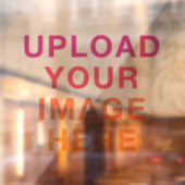 Je Eigen Beeld Logo Raamsticker (Vel 2)
