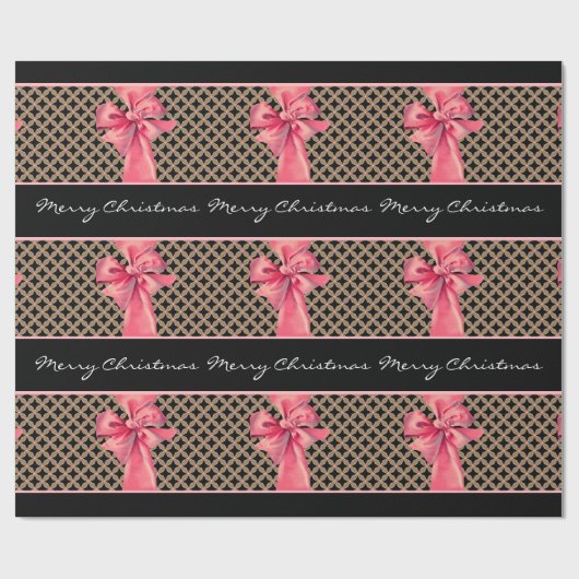 Je eigen bericht met kerstmis cadeaupapier (Vlak)