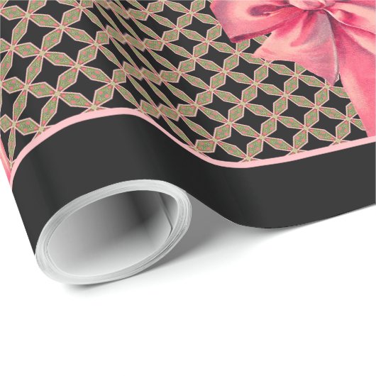 Je eigen bericht met kerstmis cadeaupapier (Rol Hoek)