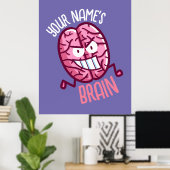 Je eigen brein personaliseren poster (Thuiskantoor)