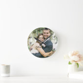 Je eigen bruiloft foto op maat toevoegen ronde klok (Huis)