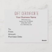 Je eigen cadeaubon voor feestdagen maken - Katten Briefkaart (Achterkant)