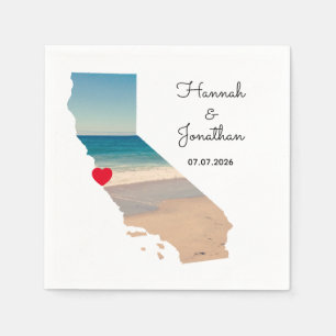 Je eigen Californische trouwfoto Servet