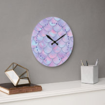 Je Eigen Creatie 10,75" Acryl Ronde Wandklok