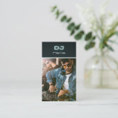 Je eigen DJ foto Visitekaartje (Staand voorkant)