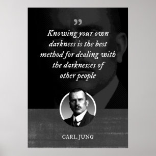 Je eigen duisternis kennen is de beste methode voo poster