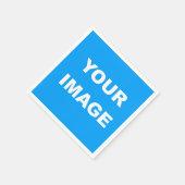 Je eigen foto-Afbeelding Logo aanpassen Personalis Servet (Hoek)