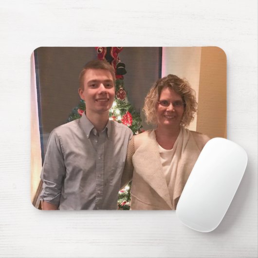 Je eigen foto Afbeelding Modern Muismat (Met muis)