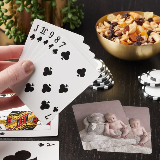 Je eigen foto-cadeau toevoegen pokerkaarten (Insitu)
